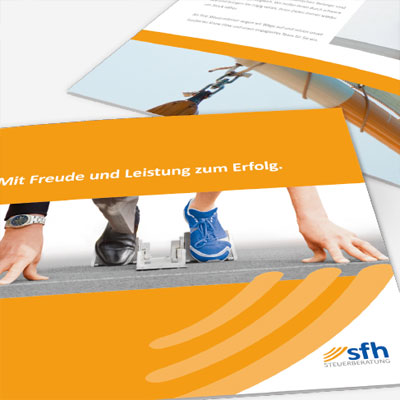 Corporate brochure for a tax consultancy